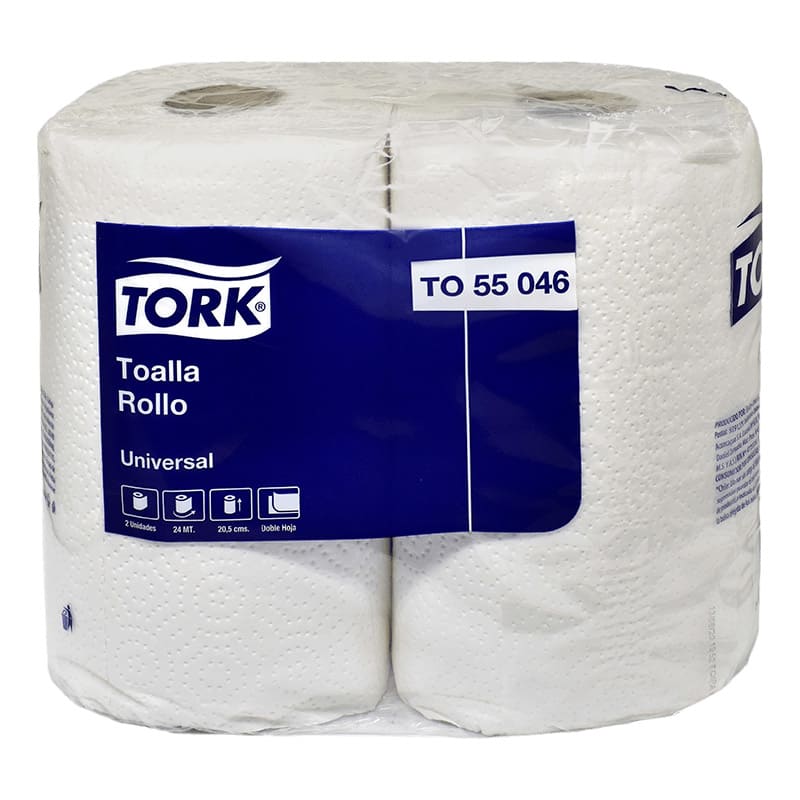 Toalla de papel Tork doble hoja 2 x 24 m1