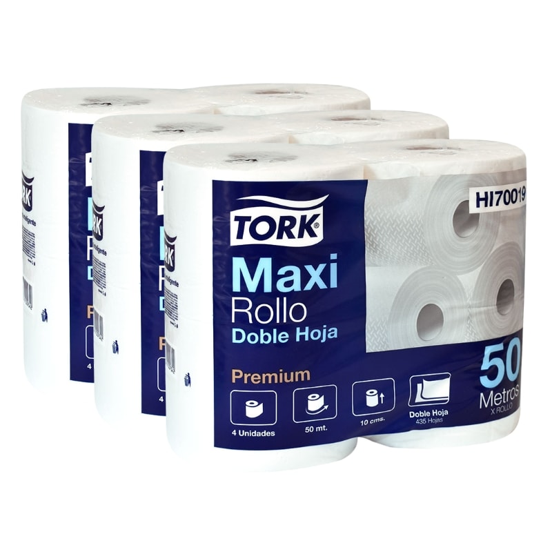 Papel Higiénico Tork Doble Hoja 50m Pack 12 Rollos1