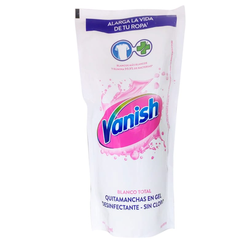 Quitamanchas Vanish Gel Blanco Doypack 450ml1