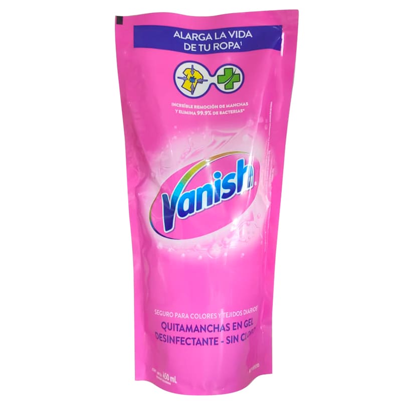Quitamanchas Vanish Gel Multiuso Doypack 450ml1