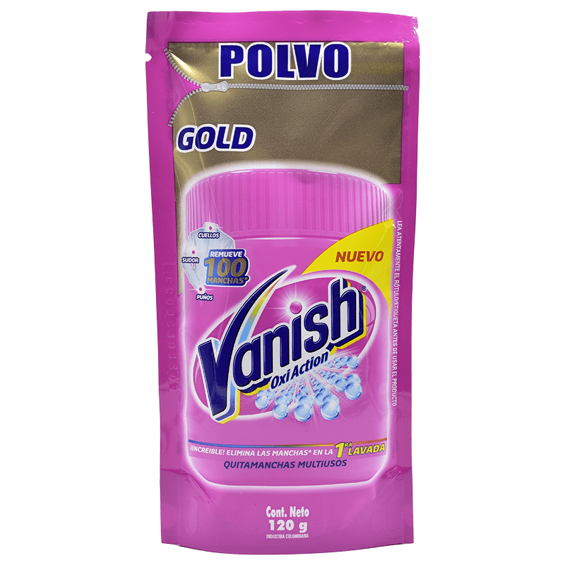 Quitamanchas Vanish Polvo Oxi Action Multiuso Recarga 120g1