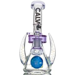 BONG SPACE HORN 20CM-CALVO GLASS