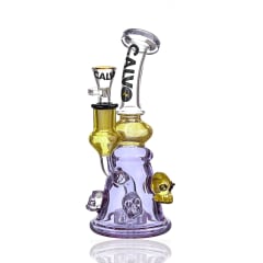 BONG TRIPLE SKULL 20CM-CALVO GLASS