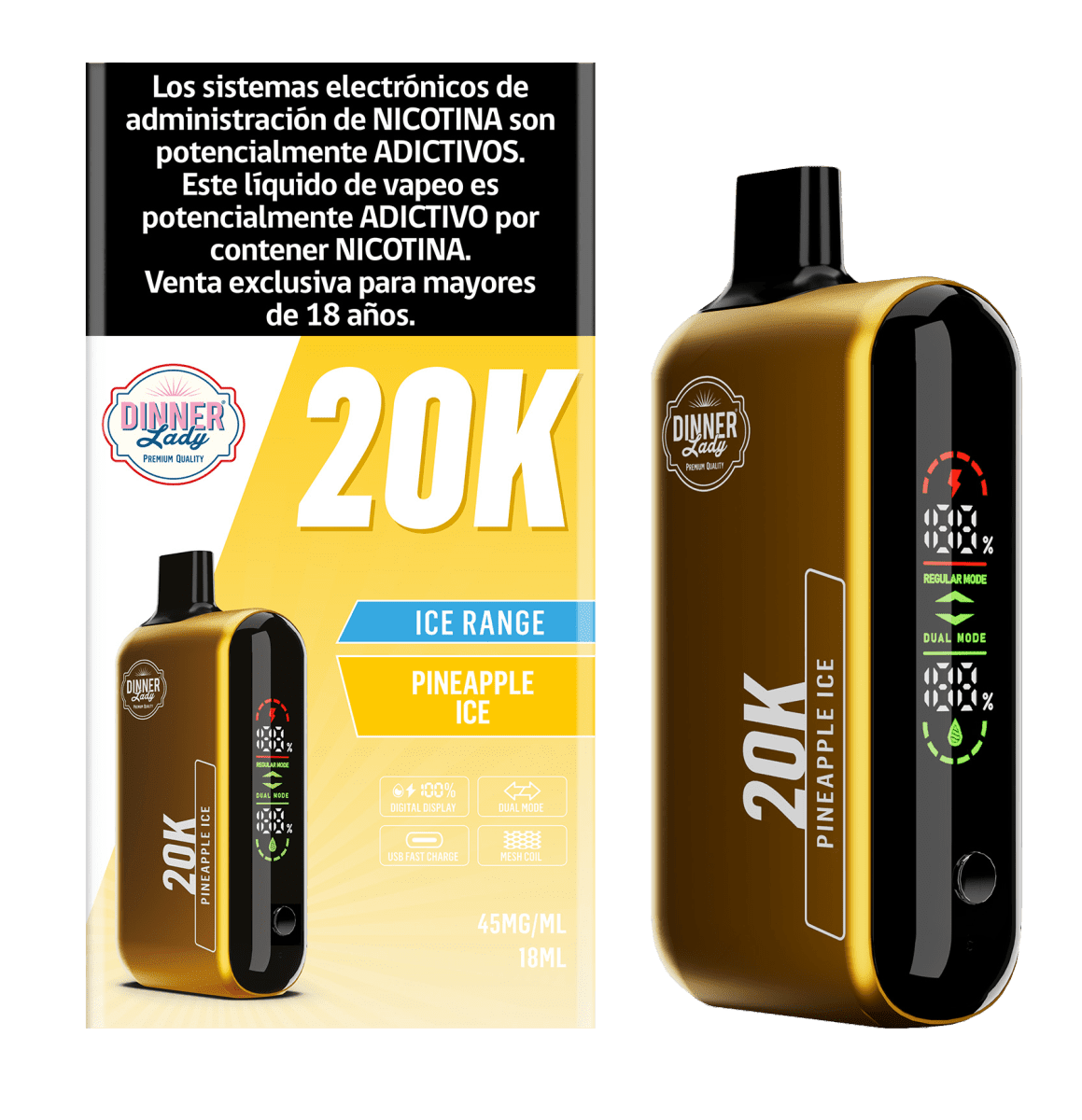 VAPORIZADOR NIC 20K-DINNER LADY2