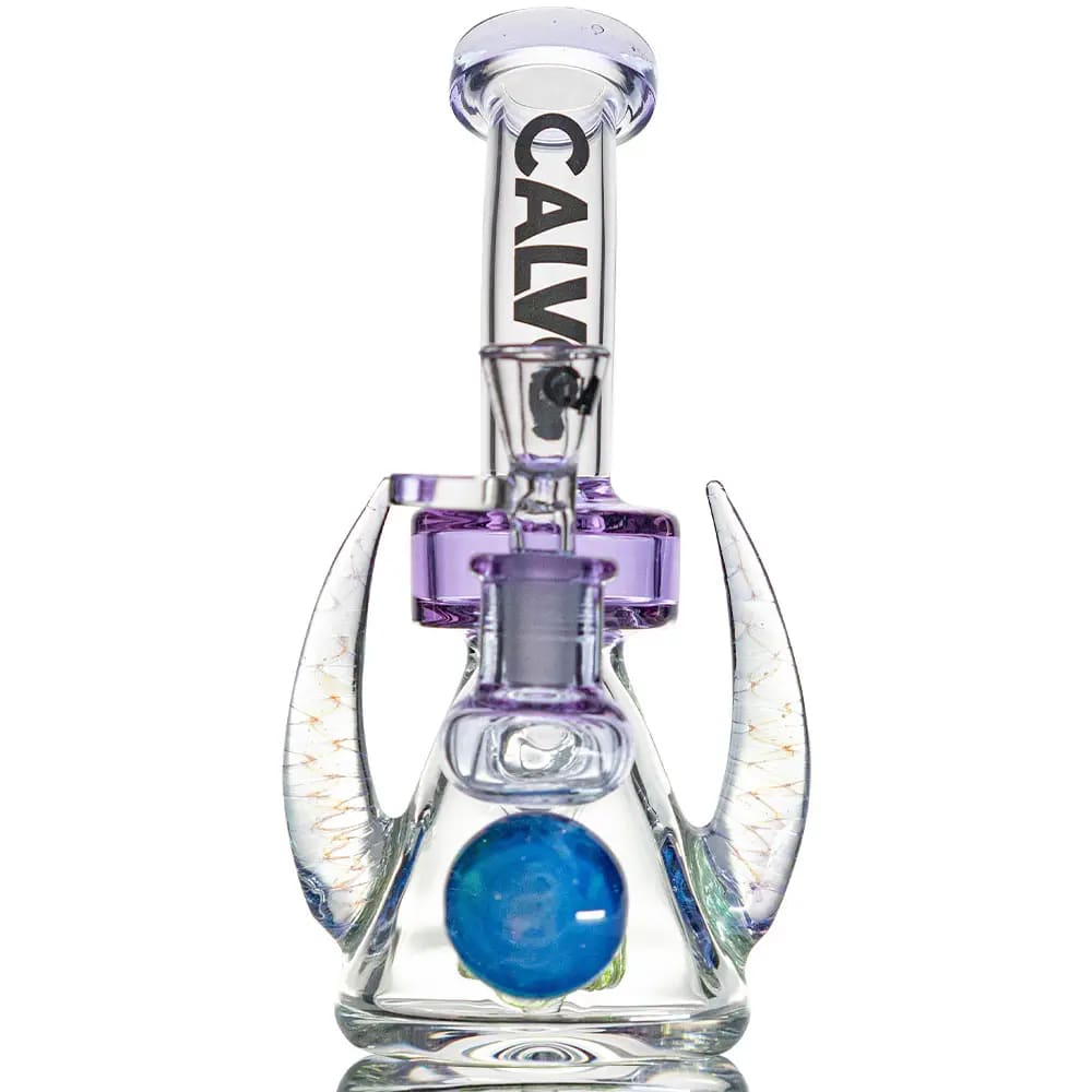BONG SPACE HORN 20CM-CALVO GLASS1