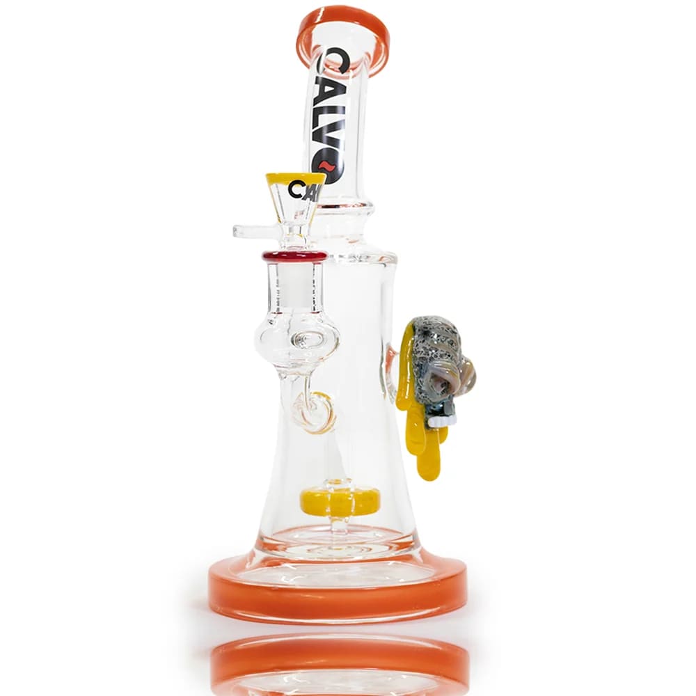 BONG MAD FACE 25CM-CALVO GLASS1
