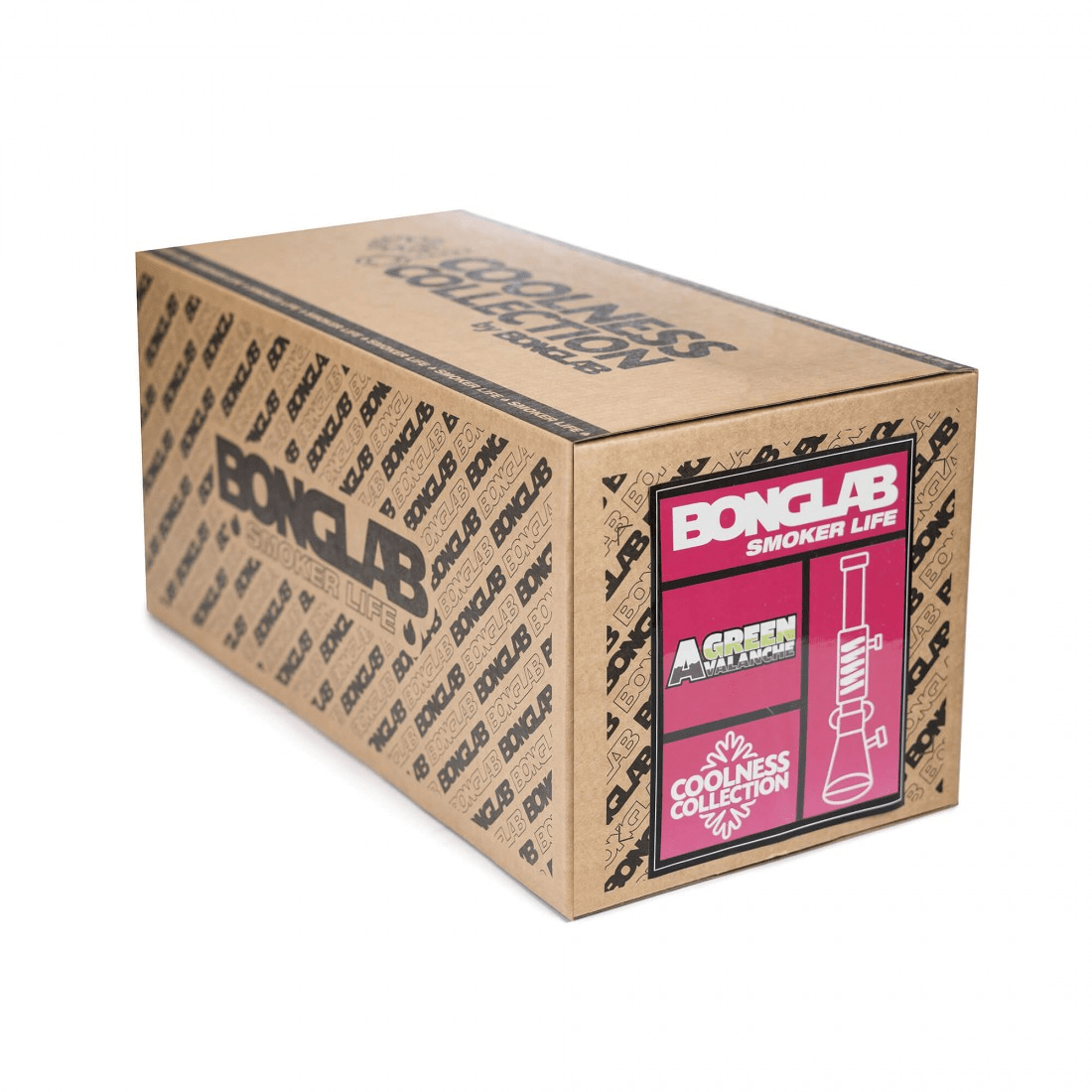 BONG GLYCERINE GREEN AVALANCHE-BONGLAB4