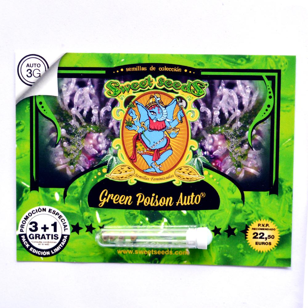 GREEN POISON AUTO-SWEET SEEDS PACK 3+11