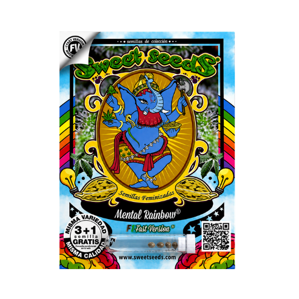 MENTAL RAINBOW F1-SWEET SEEDS PACK 3+11