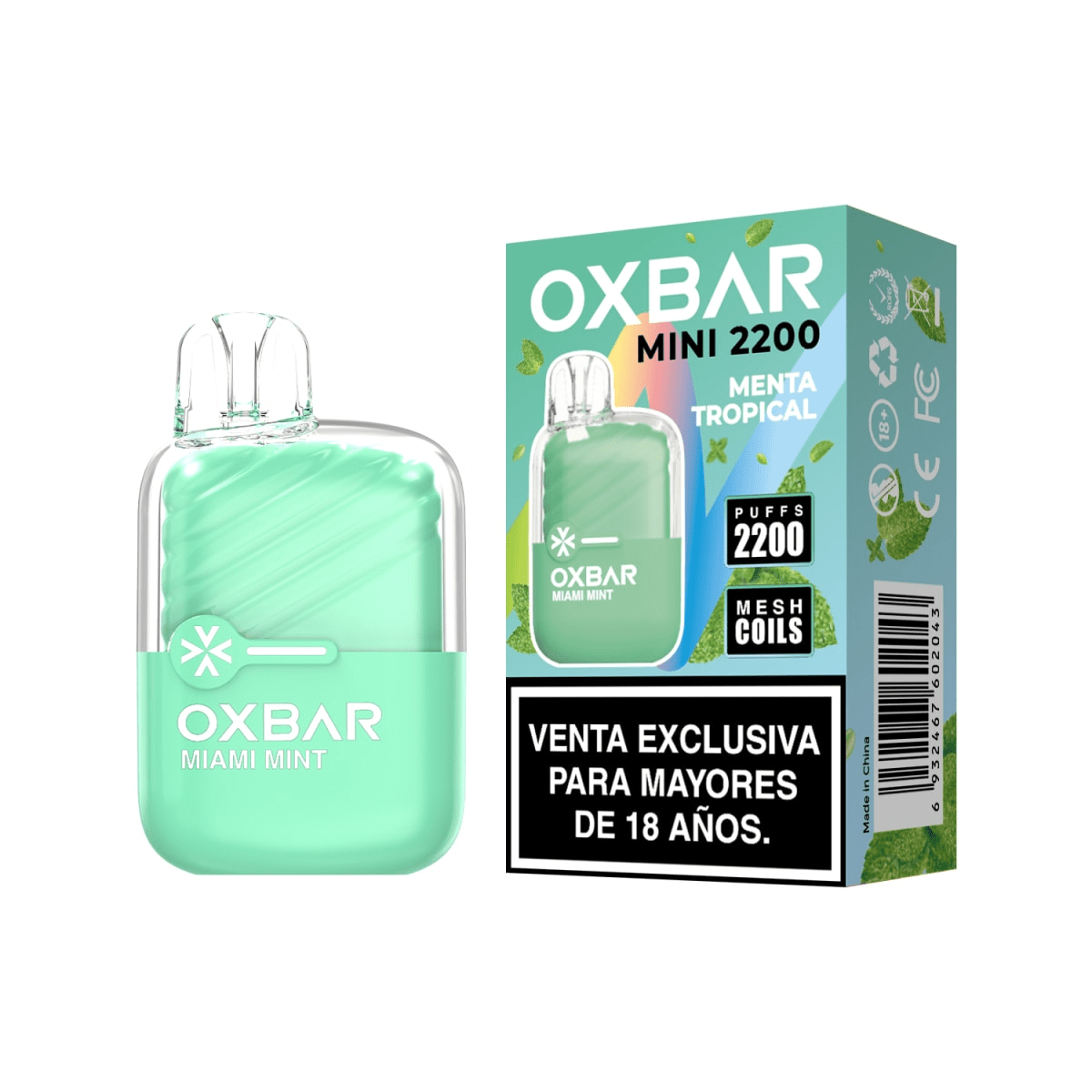 VAPORIZADOR NIC 4.5% MINI 2200 PUFF-OXBAR2