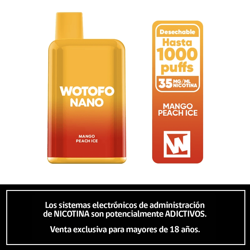 VAPORIZADOR NIC 3.5% 1000 PUFF NANO-WOTOFO6