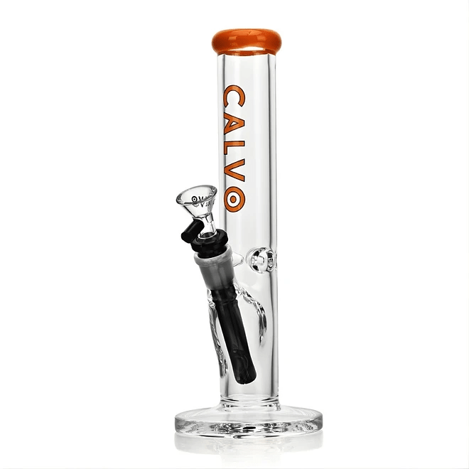 BONG STRAIGHT TUBE LITE 25CM-CALVO GLASS5