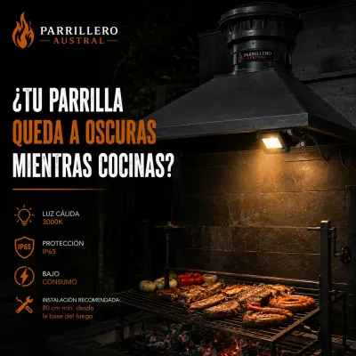 ¿Tu parrilla queda a oscuras? Cómo iluminarla correctamente