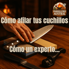 Cómo Afilar tus Cuchillos Parrilleros y Mantenerlos Siempre a Punto