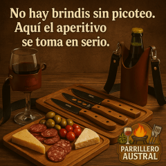 Brindar con estilo también es parte del ritual parrillero: accesorios para vino y picoteo que no te pueden faltar