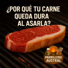 ¿Por qué la carne queda dura al asarla? El secreto está en el corte