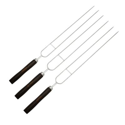 Set de 3 Anticuchos Wayu – Pinchos de acero inoxidable para asados1