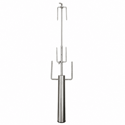 Kit Asador Portátil a Pilas 6 kg de Acero Inoxidable | Grill Inox1