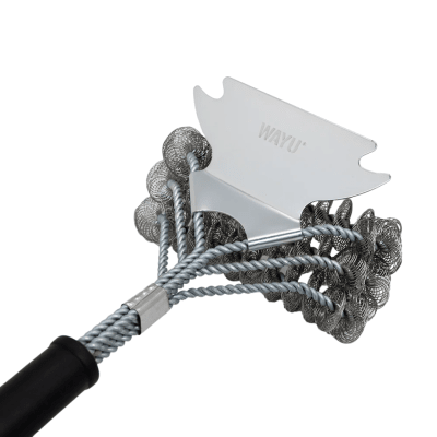 Cepillo Limpia Parrillas con Raspador Wayu – Limpieza rápida y eficaz para tu parrilla1