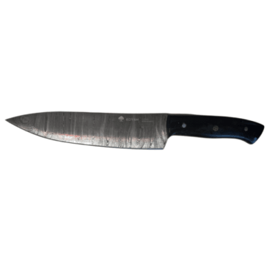Cuchillo Chef KOYAM 20 cm – Acero Damasco 512 Capas | Mango G10 Negro5