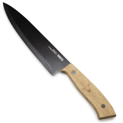 Cuchillo Premium Wayu 34,5 cm Acero Inoxidable y Mango de Madera1