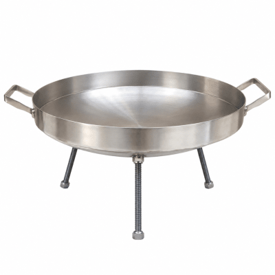 Disco de Acero Inoxidable 47 cm con Patas Desmontables + Tapa de Regalo1