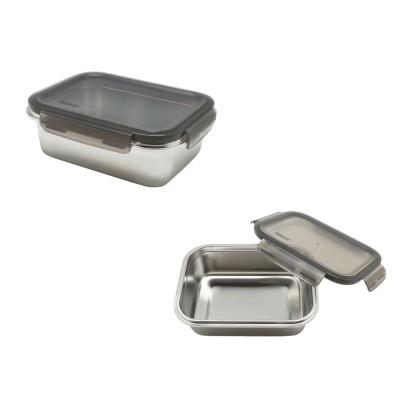 Recipiente Hermético de Acero Inoxidable Microsafe Wayu 1.3 L – Contenedor para Alimentos1