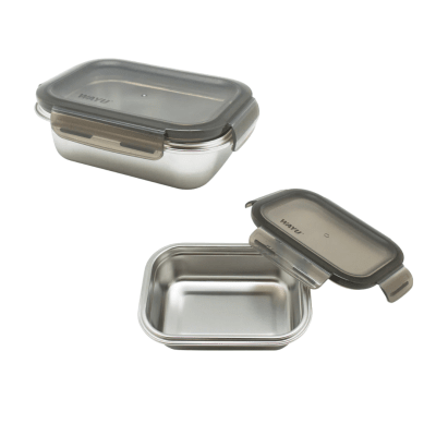 Recipiente Hermético de Acero Inoxidable Microsafe 650 ml – Contenedor para Alimentos1