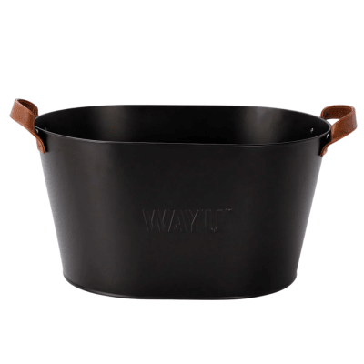 Hielera Ovalada Metálica Wayu para Bebidas | Cooler para Cervezas, Vino y Asados3