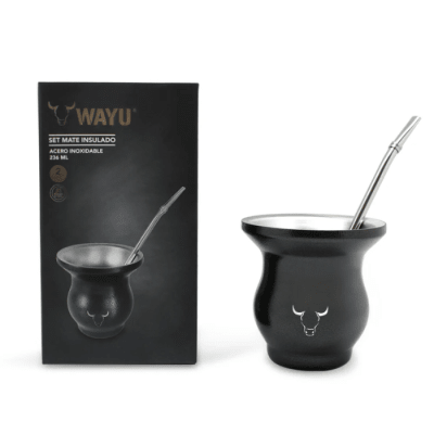 Mate con Bombilla Wayu – Tradición, Estilo y Calor que Acompaña1