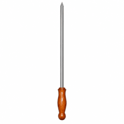 Pincho Parrillero 72 cm de Acero Inoxidable con Mango de Madera | Parrillero Austral1