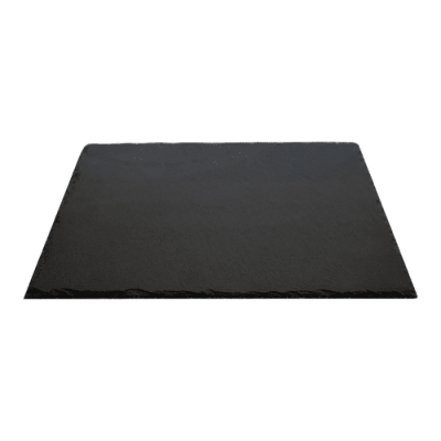 Plato de Piedra Pizarra Cuadrado 25x25 cm – Presentación gourmet con estilo rústico1