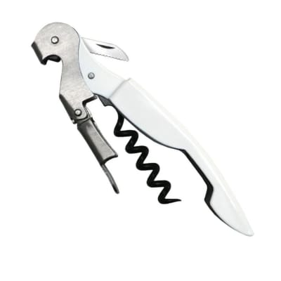 Sacacorcho 2 Tiempos Blanco Lugano | Abrebotellas de Vino Profesional1