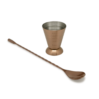 Set Medidor + Cuchara Copper Line1