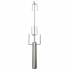 Kit Asador Portátil a Pilas 6 kg de Acero Inoxidable | Grill Inox