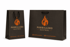 Bolsa Regalo Premium Parrillero Austral | Bolsa de Papel para Regalos Parrilleros