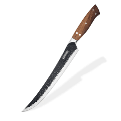 Cuchillo Carnicero Curvo Martillado 10” – Kangkawe