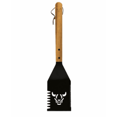 Espátula Parrillera Wayu de Acero Inoxidable con Mango de Madera – Espátula Profesional para Parrilla