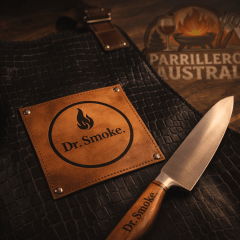 Grabado Láser Logo Empresa | Personalización Corporativa Parrillero Austral