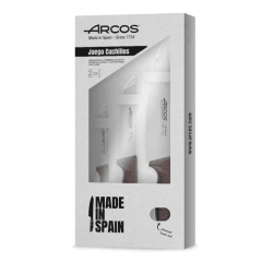 Set Cuchillos Arcos 3x1 – Corte profesional con elegancia dorada