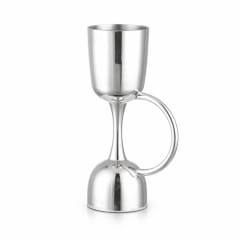 Medidor de Tragos 25/50 ml Acero Inoxidable Lugano | Jigger para Coctelería