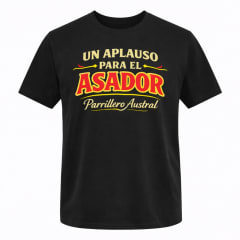 Polera Parrillera Parrillero Austral | Polera de Algodón con Frases de Asado