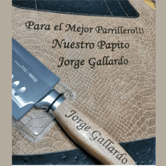 Grabado Láser Personalizado Extendido | Dedicatorias para Tablas, Cuchillos y Pecheras