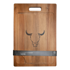Tabla Profesional Wayu de Madera de Acacia | Tabla para Parrilla y Cocina 50 x 35 cm