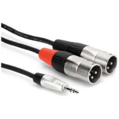 Cable 2XLR Macho a Miniplug 0.9m NRA-0130-009