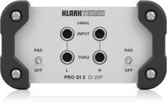 Caja Directa Estéreo Pasiva Klark Teknik DI20P