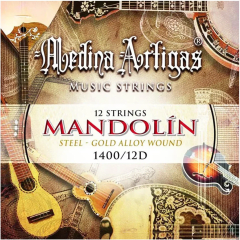 Set 12 Cuerdas mandolina Medina Artigas
