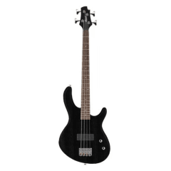 CORT Bajo eléctrico de 4 cuerdas Open Pore Black