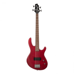 Cort Bajo eléctrico de 4 cuerdas Open Pore Black Cherry
