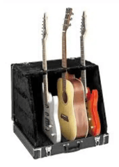 Apextone Soporte para 3 Instrumentos Estilo Maleta 500MF-BK